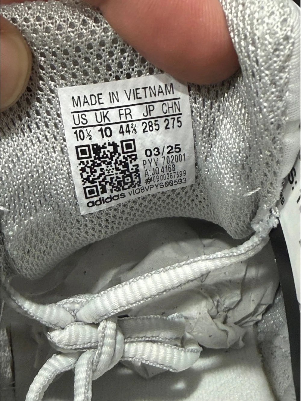 Size 10.5 - Adidas Adistar Control 5 “Silver Metallic Grey One Core Black”